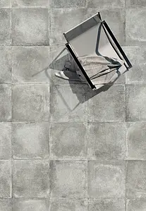 Background tile, Effect concrete, Color grey, Unglazed porcelain stoneware, 60x60 cm, Finish antislip