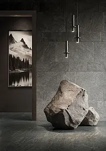 Background tile, Effect slate,quartzite, Color grey, Unglazed porcelain stoneware, 60x120 cm, Finish antislip