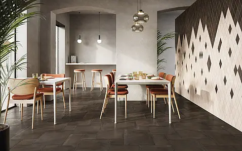 Azulejo base, Efecto terracotta, Color marrón, Gres porcelánico no esmaltado, 20x40 cm, Acabado mate