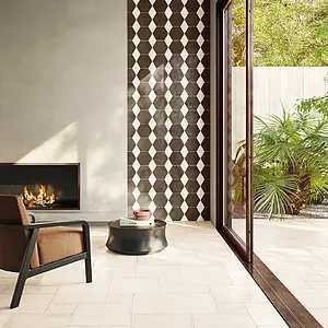 Background tile, Effect terracotta, Color beige, Unglazed porcelain stoneware, 11x19 cm, Finish matte