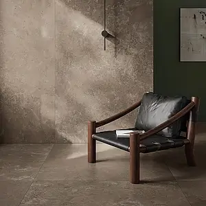 Background tile, Effect other stones, Color brown, Unglazed porcelain stoneware, 120x280 cm, Finish matte