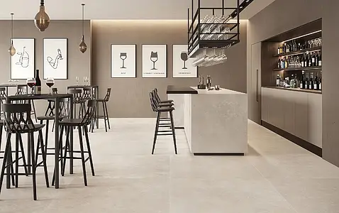 Background tile, Effect other stones, Color beige, Unglazed porcelain stoneware, 120x120 cm, Finish antislip