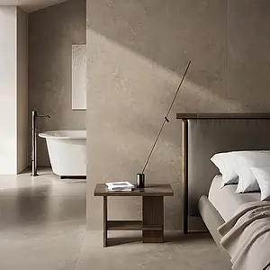 Background tile, Effect other stones, Color brown, Unglazed porcelain stoneware, 120x280 cm, Finish matte