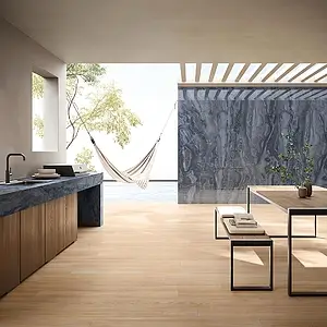 Background tile, Effect other marbles, Color navy blue, Unglazed porcelain stoneware, 120x280 cm, Finish matte