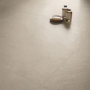 Background tile, Effect slate, Color beige, Glazed porcelain stoneware, 120x120 cm, Finish antislip