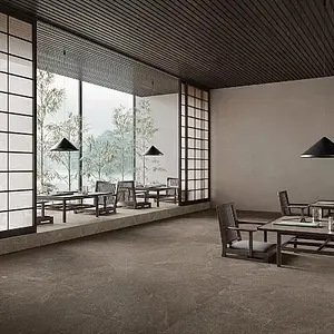 Background tile, Effect slate, Color brown, Glazed porcelain stoneware, 60x120 cm, Finish antislip