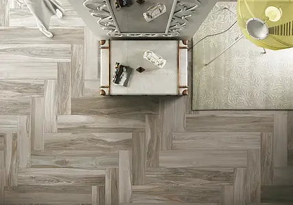 Background tile, Effect wood, Color grey, Unglazed porcelain stoneware, 15x60 cm, Finish antislip