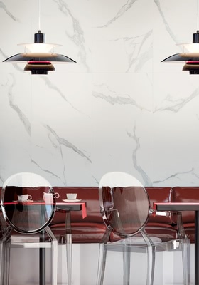 Cerdomus Ceramiche Statuario 2_STATUARIO_CAFFETTERIA_CLOSEUP_STAMPA