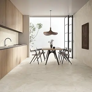 Background tile, Effect travertine, Color grey, Unglazed porcelain stoneware, 60x120 cm, Finish antislip