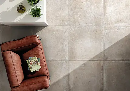 Effect terracotta, Color beige, Background tile, Unglazed porcelain stoneware, 60x60 cm, Finish antislip
