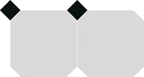 CE.SI. Ceramica, Metro, Metro_Ottagono_Quarzo/Nero_5x5_Metro_ottagono_quarzo/Nero_5x5