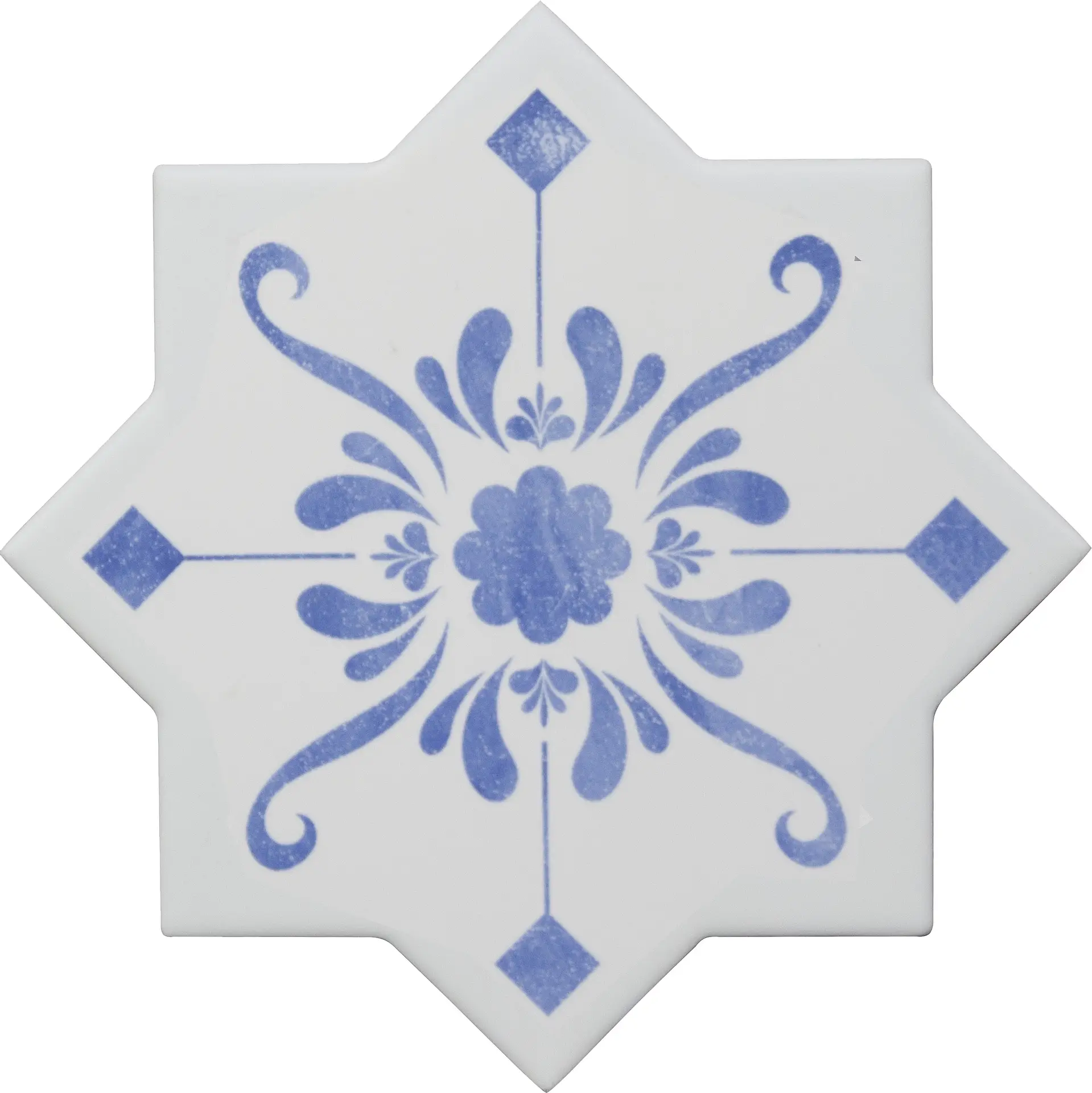 13X13BESTDSE_BeColors Star Dec. Stencil Electric Blue Cevica BeColors