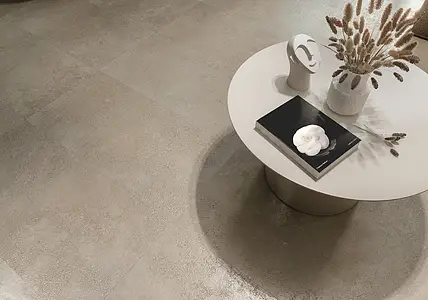 Grundflise, Effekt anden marmor, Farve beige, Glaseret porcelænsstentøj, 60x120 cm, Overflade semi-poleret