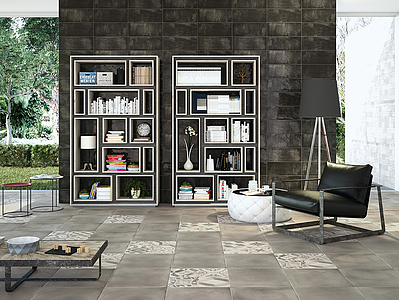 Montblanc Ceramic Tiles produced by Cifre Ceramica, Style patchwork, 