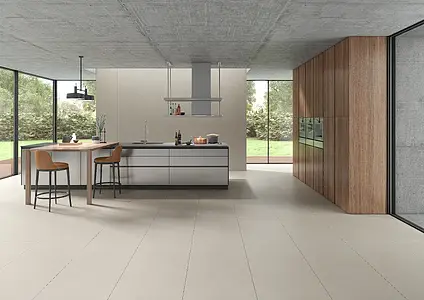 Background tile, Effect concrete, Color beige, Unglazed porcelain stoneware, 59.8x119.8 cm, Finish matte