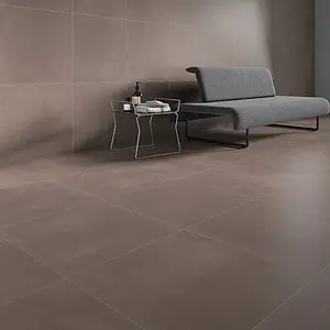 Background tile, Effect concrete, Color brown, Unglazed porcelain stoneware, 59.8x59.8 cm, Finish matte