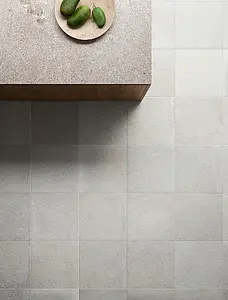 Background tile, Effect terracotta, Color beige, Glazed porcelain stoneware, 40x40 cm, Finish antislip