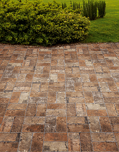 Background tile, Effect brick,other stones, Color brown, Glazed porcelain stoneware, 10x20 cm, Finish antislip