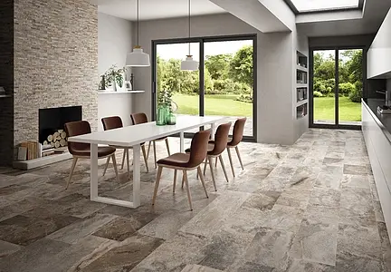Background tile, Effect other stones, Color multicolor, Glazed porcelain stoneware, 33x66 cm, Finish matte