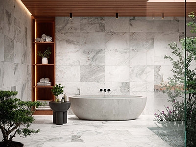 Background tile, Effect other stones, Color grey, Glazed porcelain stoneware, 44x66 cm, Finish antislip