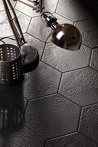 Milano Hex 25 Porcelain Tiles produced by Codicer 95, Style patchwork, 