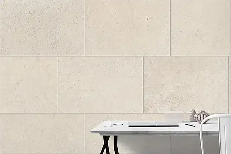 Background tile, Effect stone,other stones, Color beige, Glazed porcelain stoneware, 44x66 cm, Finish Honed