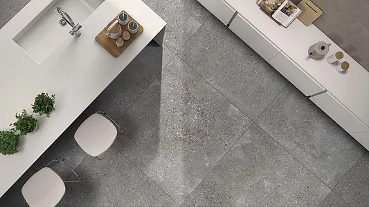 Background tile, Effect stone,other stones, Color grey, Glazed porcelain stoneware, 66x66 cm, Finish matte