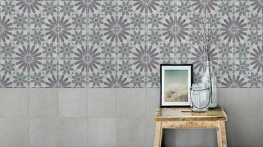 Background tile, Effect faux encaustic tiles,terrazzo, Color multicolor, Glazed porcelain stoneware, 25x25 cm, Finish matte