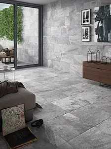 Background tile, Effect stone,other stones, Color grey, Glazed porcelain stoneware, 50x50 cm, Finish antislip