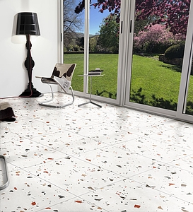 Sonar Porcelain Tiles produced by Codicer 95, Terrazzo effect