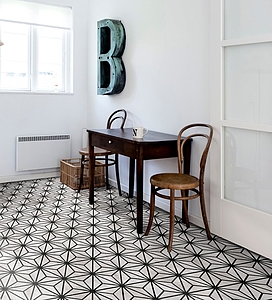 Background tile, Effect wood, Color grey, Glazed porcelain stoneware, 22x25 cm, Finish matte