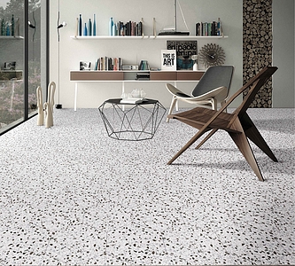 Venice Hex 25 Porcelain Tiles produced by Codicer 95, Stone, terrazzo effect