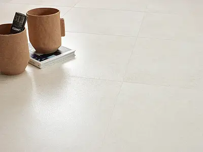 Piastrella di fondo, Effetto cemento, Colore grigio, Gres porcellanato smaltato, 59.5x59.5 cm, Superficie opaca