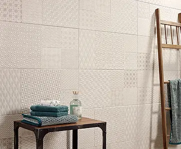 Background tile, Color beige, Style patchwork, Ceramics, 29.5x59.5 cm, Finish matte