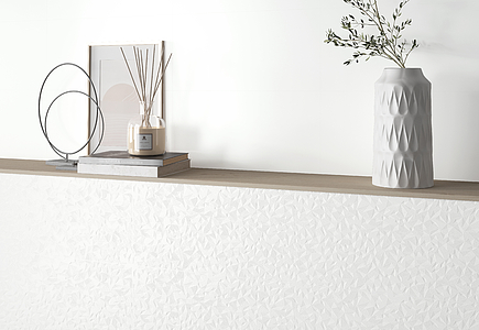 Piastrella di fondo, Effetto unicolore, Colore bianco, Ceramica, 29.5x59.5 cm, Superficie opaca