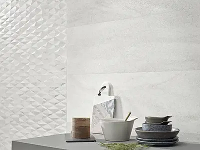 Background tile, Effect other stones, Color grey, Ceramics, 31.6x100 cm, Finish matte