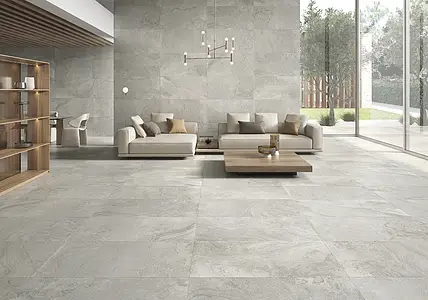 Background tile, Effect other stones, Color grey, Glazed porcelain stoneware, 59.5x119.2 cm, Finish matte