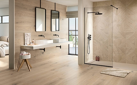 Tangram Ceramic Tiles produced by Colorker, Wood effect