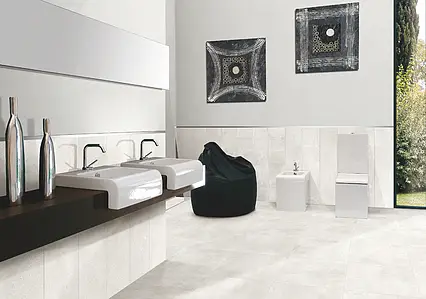 Background tile, Effect stone,concrete,other stones, Color grey, Unglazed porcelain stoneware, 60x60 cm, Finish antislip