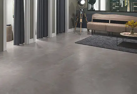 Grundflise, Effekt beton, Farve grå,brun, Glaseret porcelænsstentøj, 59.2x59.2 cm, Overflade skridsikker