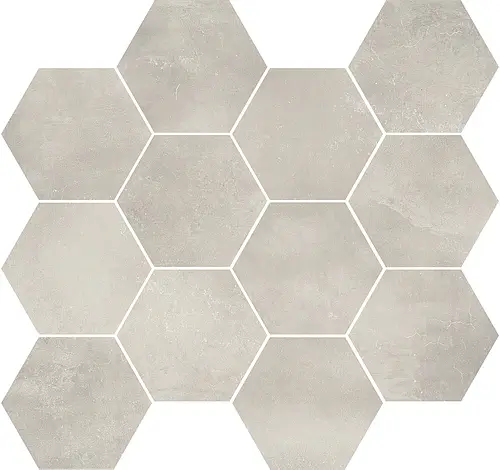 Dado Ceramica, Basic, 302905_Basic_mos/Essagonetta_lightGrey_matt