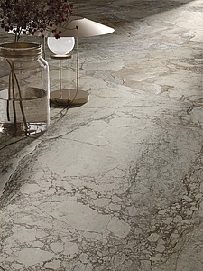 Piastrella di fondo, Effetto pietra,altri tipi di marmo, Colore grigio, Gres porcellanato smaltato, 60x120 cm, Superficie opaca