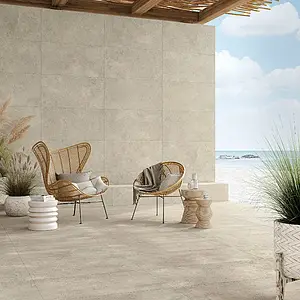 Background tile, Effect other stones, Color beige, Glazed porcelain stoneware, 60x120 cm, Finish antislip