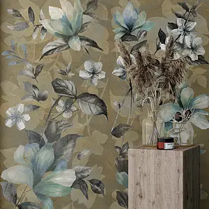 Background tile, Color brown, Glazed porcelain stoneware, 60x120 cm, Finish matte