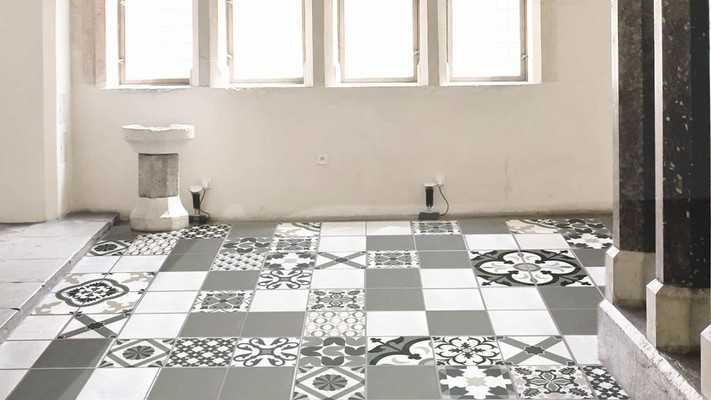 La collection de carrelage céramique Masselo de fabrication Decocer, 0, Style patchwork, Effet imitation carreaux de ciment