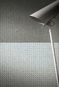 Mosaic tile, Color green, Unglazed porcelain stoneware, 33x33 cm, Finish antislip