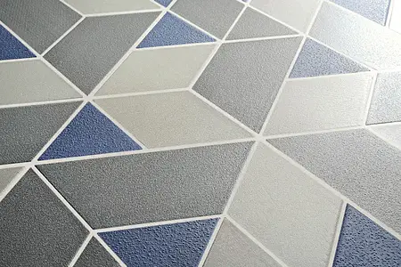 Bakgrundskakel, Färg flerfärgade, Stil designer, Glaserad granitkeramik, 15.6x17.8 cm, Yta matt