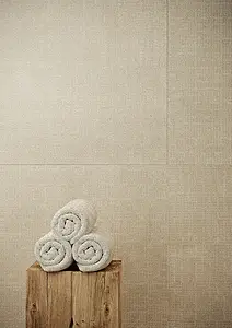 Bakgrunnsflis, Farge beige, Stil designer, Glasert porselenssteintøy, 60x60 cm, Overflate matt