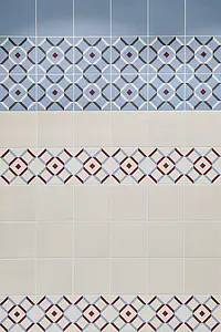 Hintergrundfliesen, Optik zementoptik, Farbe multicolor, Stil design, Glasiertes Feinsteinzeug, 15x15 cm, Oberfläche matte