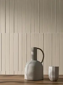 Bakgrunnsflis, Farge beige, Stil designer, Uglasert porselenssteintøy, 23.8x71.5 cm, Overflate matt